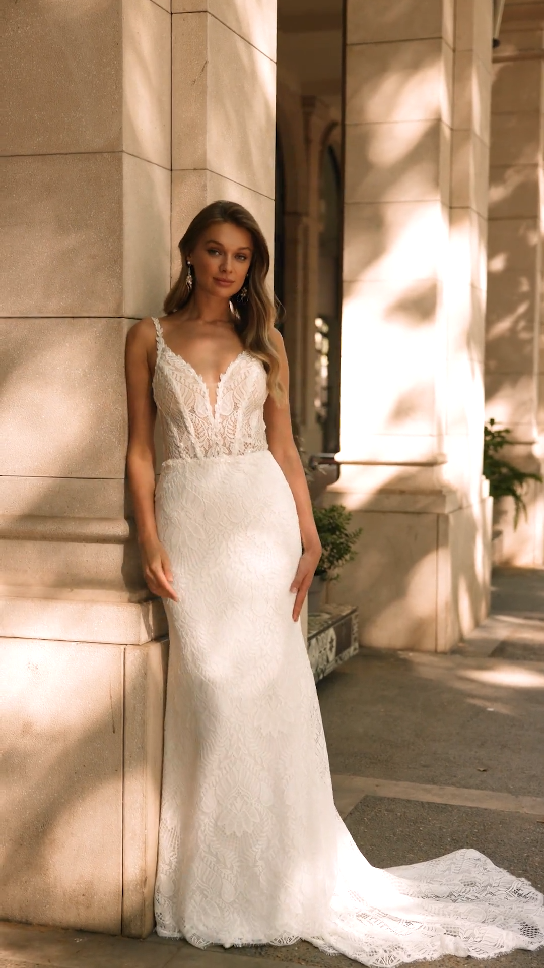 Style KAIA S2236 Sexy Cotton Lace Fabric Unlined Bodice Deep Sweetheart and V-Back Mermaid Gown Style KAIA S2236 Sexy Cotton Lace Fabric Unlined Bodice Deep Sweetheart and V-Back Mermaid Gown