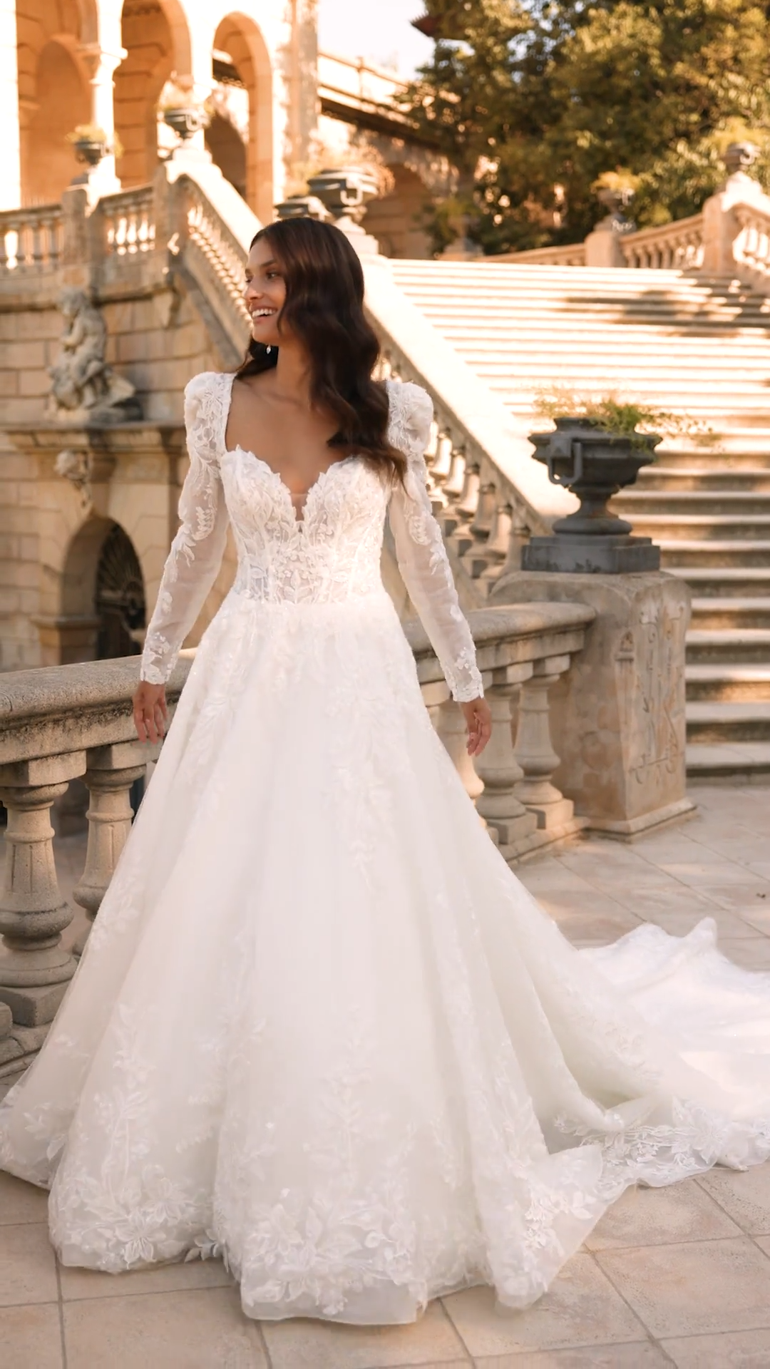 ValStefani BELINDA Lush Strapless Sweetheart Ball Gown With Detachable Long Sleeves and Semi-Cathedral Train ValStefani BELINDA Lush Strapless Sweetheart Ball Gown With Detachable Long Sleeves and Semi-Cathedral Train