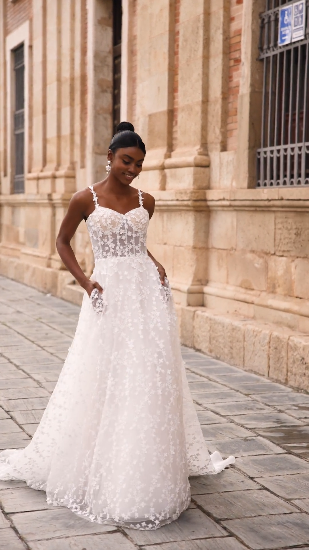 Unlined Sweetheart and Open Illusion Back Embroidered Lace Fabric Ball Gown Style CECILIA Unlined Sweetheart and Open Illusion Back Embroidered Lace Fabric Ball Gown Style CECILIA
