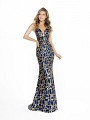 ValStefani 3762RD sheath royal blue dress with deep sweetheart neckline and illusion inset ValStefani 3762RD sheath royal blue dress with deep sweetheart neckline and illusion inset