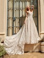 ValStefani PHOENIX stardust tulle lace wedding dress with scoop neckline and beaded straps ValStefani PHOENIX stardust tulle lace wedding dress with scoop neckline and beaded straps