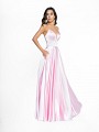 ValStefani 3701RI affordable pink a-line prom dress with sweetheart neckline and illusion inset ValStefani 3701RI affordable pink a-line prom dress with sweetheart neckline and illusion inset