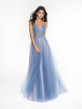 ValStefani 3755RG unlined steel blue and pink dress with sweetheart neckline and straps ValStefani 3755RG unlined steel blue and pink dress with sweetheart neckline and straps