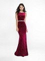 ValStefani 3757RE wine mermaid prom dress with bateau neck neckline ValStefani 3757RE wine mermaid prom dress with bateau neck neckline