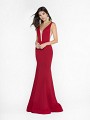 ValStefani 3737RW fashionable burgundy mermaid dress with illusion side inset ValStefani 3737RW fashionable burgundy mermaid dress with illusion side inset
