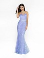 ValStefani 3754RE fashionable lavender prom dress with beaded straps and sash at waist ValStefani 3754RE fashionable lavender prom dress with beaded straps and sash at waist
