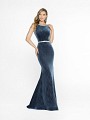 ValStefani 3757RE fashionable and shiny charcoal prom dress with rhinestones ValStefani 3757RE fashionable and shiny charcoal prom dress with rhinestones