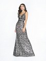 ValStefani 3762RD black leopard sequin net dress with rhinestones, bugle and seed beads ValStefani 3762RD black leopard sequin net dress with rhinestones, bugle and seed beads