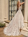 ValStefani PHOENIX shimmering tulle wedding dress and detailed beaded semi cathedral train ValStefani PHOENIX shimmering tulle wedding dress and detailed beaded semi cathedral train