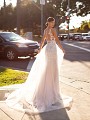 Beautiful Bateau Illusion Lace Back Mermaid Wedding Dress with Illusion Chapel Train Simply Val Stefani Ciana S2164 Beautiful Bateau Illusion Lace Back Mermaid Wedding Dress with Illusion Chapel Train Simply Val Stefani Ciana S2164