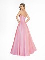 ValStefani 3748RC pink floor length metallic mikado ball gown with strappy crisscross back ValStefani 3748RC pink floor length metallic mikado ball gown with strappy crisscross back