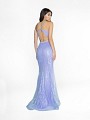 ValStefani 3754RE lavender floor length sequin net dress with keyhole back ValStefani 3754RE lavender floor length sequin net dress with keyhole back