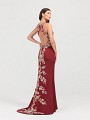 ValStefani 3422RG stretch satin mermaid formal gown with keyhole back ValStefani 3422RG stretch satin mermaid formal gown with keyhole back