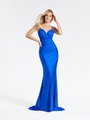 Val Stefani 3903RY elegant royal blue jersey surplice sweetheart with straps sheath prom dress Val Stefani 3903RY elegant royal blue jersey surplice sweetheart with straps sheath prom dress