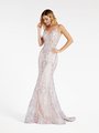 Val Stefani 3969RB stunning embroidered sequin net with glitter print unlined sweetheart bodice in silver and ice pink Val Stefani 3969RB stunning embroidered sequin net with glitter print unlined sweetheart bodice in silver and ice pink