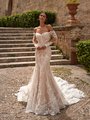 Long sleeve off the shoulder lavish lash and beaded mermaid wedding dress Long sleeve off the shoulder lavish lash and beaded mermaid wedding dress