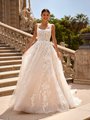 ValStefani NATHALIE Unlined Soft Square Neck with Straps Full A-Line Embroirdered Lace Appliques ValStefani NATHALIE Unlined Soft Square Neck with Straps Full A-Line Embroirdered Lace Appliques