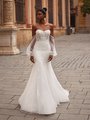 Unlined Strapless Sweetheart Drop Waist Mermaid with Godgets and Off- Style GLORIA Unlined Strapless Sweetheart Drop Waist Mermaid with Godgets and Off- Style GLORIA