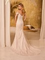 Boho Chic Unlined Off-The-Shoulder Mermaid in Sparkly Bouquet Shimmer Net with Sweep Train Style JASPER Boho Chic Unlined Off-The-Shoulder Mermaid in Sparkly Bouquet Shimmer Net with Sweep Train Style JASPER