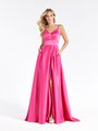 ValStefani 3910RA fun fuchsia satin formal gown with sweetheart neckline and wrap skirt ValStefani 3910RA fun fuchsia satin formal gown with sweetheart neckline and wrap skirt