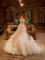 ValStefani VENUS Unlined strapless sweetheart beaded tulle mermaid with ruffled detachable tulle A-line overskirt ValStefani VENUS Unlined strapless sweetheart beaded tulle mermaid with ruffled detachable tulle A-line overskirt