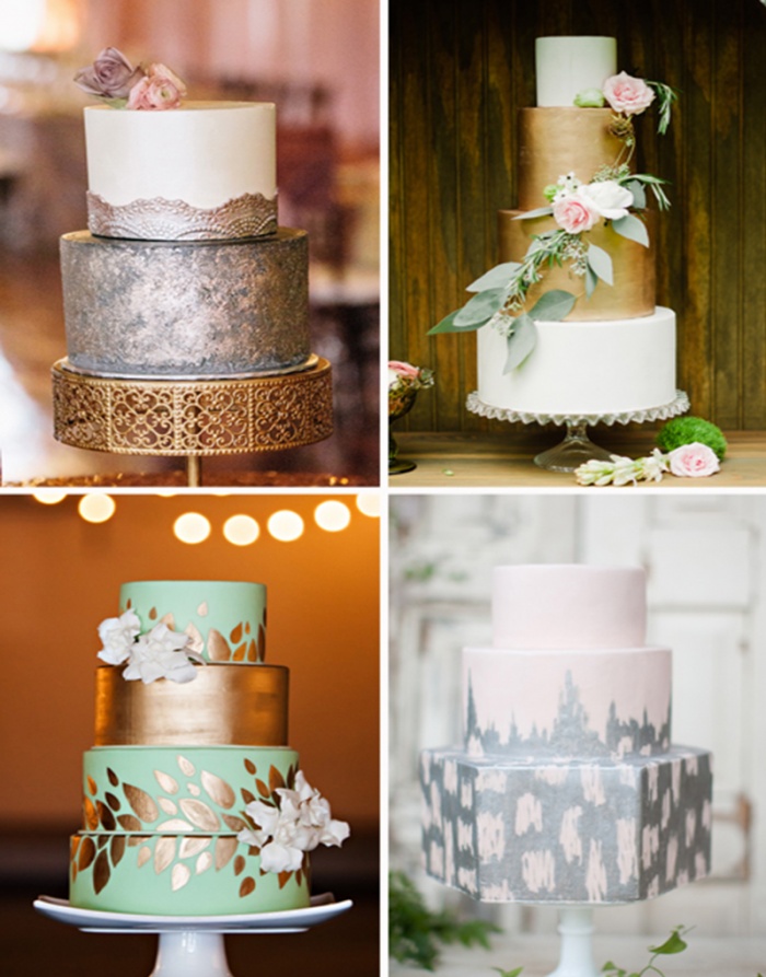 'Metallic Wedding Theme Ideas For The Reception' Image #1