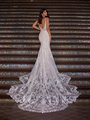 Deep Illusion V-Back Beaded Lace Appliques and Sparkle Tulle Mermaid with Cathedral Train ValStefani ESTRELLA Deep Illusion V-Back Beaded Lace Appliques and Sparkle Tulle Mermaid with Cathedral Train ValStefani ESTRELLA