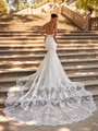 ValStefani INES Sparkly Mermaid with Illusion Open Back with Beautiful Cathedral Train ValStefani INES Sparkly Mermaid with Illusion Open Back with Beautiful Cathedral Train