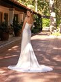 Style ABILENE Strapless open back with lace appliques over illusion inset mermaid with sweep train Style ABILENE Strapless open back with lace appliques over illusion inset mermaid with sweep train