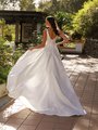 Trendy V-back organza brocade A-line with buttons to the end of sweep train Style ARIZONA Trendy V-back organza brocade A-line with buttons to the end of sweep train Style ARIZONA