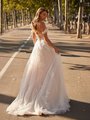 Style ALEXIS S2239 Flowy A-Line Beaded Trimmed Open Illusion Back Sweep Train Gown Style ALEXIS S2239 Flowy A-Line Beaded Trimmed Open Illusion Back Sweep Train Gown