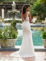 Simply Val Stefani S2193 V-Neck With Illusion Inset Bridal Gown With Illusion Straps And Embroidered Leaf Lace Appliques Simply Val Stefani S2193 V-Neck With Illusion Inset Bridal Gown With Illusion Straps And Embroidered Leaf Lace Appliques