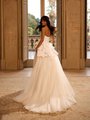 ValStefani ASTRAEA Open back crepe mini A-line with ruffles and sparkle tulle A-line undersirt ValStefani ASTRAEA Open back crepe mini A-line with ruffles and sparkle tulle A-line undersirt