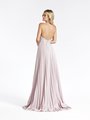 Val Stefani 3915RG sexy open back floor length formal A-line gown with beaded strips at natural waistline Val Stefani 3915RG sexy open back floor length formal A-line gown with beaded strips at natural waistline
