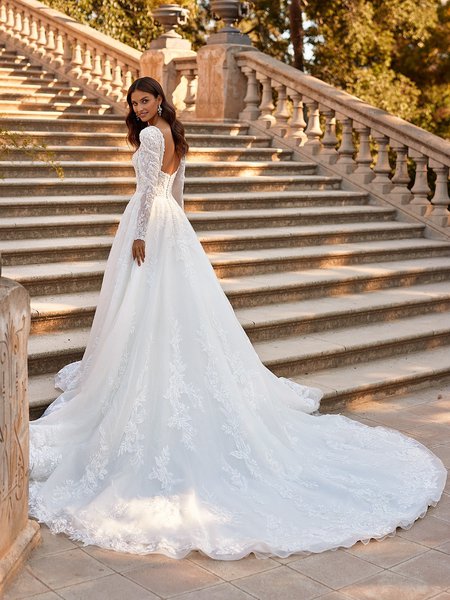 ValStefani BELINDA Stunning Open Illusion Back Shimmer Net and Beaded Lace Appliques Ball Gown ValStefani BELINDA Stunning Open Illusion Back Shimmer Net and Beaded Lace Appliques Ball Gown