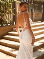 Style MIRIAM S2238 Embroidered Lace Appliques Deep Illusion V-Back with Beaded Straps Mermaid Gown Style MIRIAM S2238 Embroidered Lace Appliques Deep Illusion V-Back with Beaded Straps Mermaid Gown