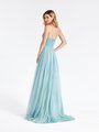 Val Stefani 3904RG soft tulle and sparkly jersey A-line formal dress with open back with thin straps Val Stefani 3904RG soft tulle and sparkly jersey A-line formal dress with open back with thin straps