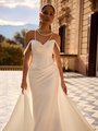 ValStefani POMONA Ruched front bodice basque waist pointed sweetheart mermaid wedding dress ValStefani POMONA Ruched front bodice basque waist pointed sweetheart mermaid wedding dress