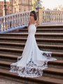 ValStefani CAROLINA Showstopping Divina Crepe and Sparkly Lace Appliques Mermaid with Illusion Side Cutouts ValStefani CAROLINA Showstopping Divina Crepe and Sparkly Lace Appliques Mermaid with Illusion Side Cutouts