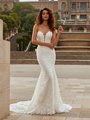 ValStefani LOLA Strapless Sweetheart Natural Waist Sparkly Mermaid Gown with Chapel Train ValStefani LOLA Strapless Sweetheart Natural Waist Sparkly Mermaid Gown with Chapel Train