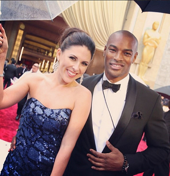 Joslyn Davis wears Val Stefani during Oscar Coverage for ClevverTV.